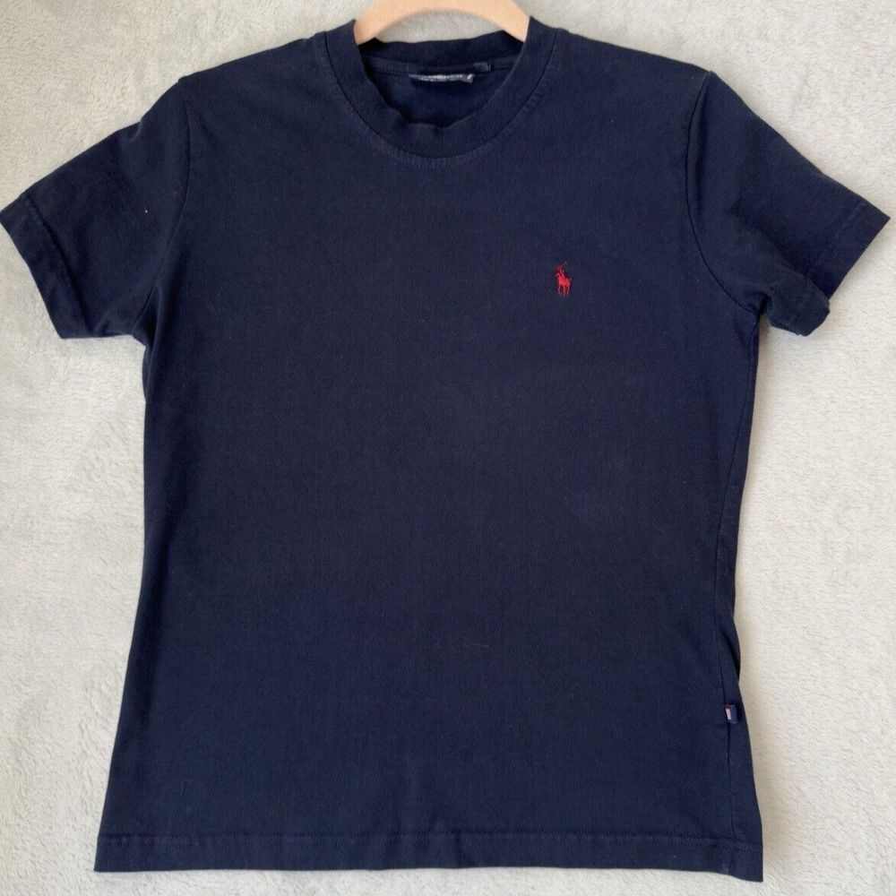 Polo T-shirt Women Medium Short Sleeve Navy Casual Comfy